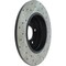 Centric Parts Sport Cross Drilled Brake Rotor, 128.35034R 128.35034R - alternate 4